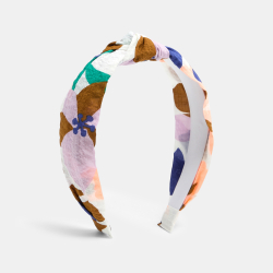 عصابة رأس بطبعات أزهار للفتيات